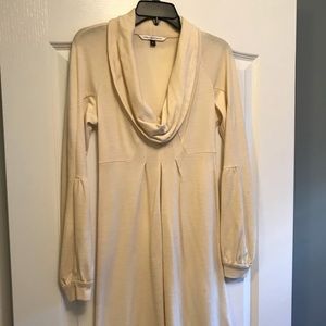 DVF cream dress